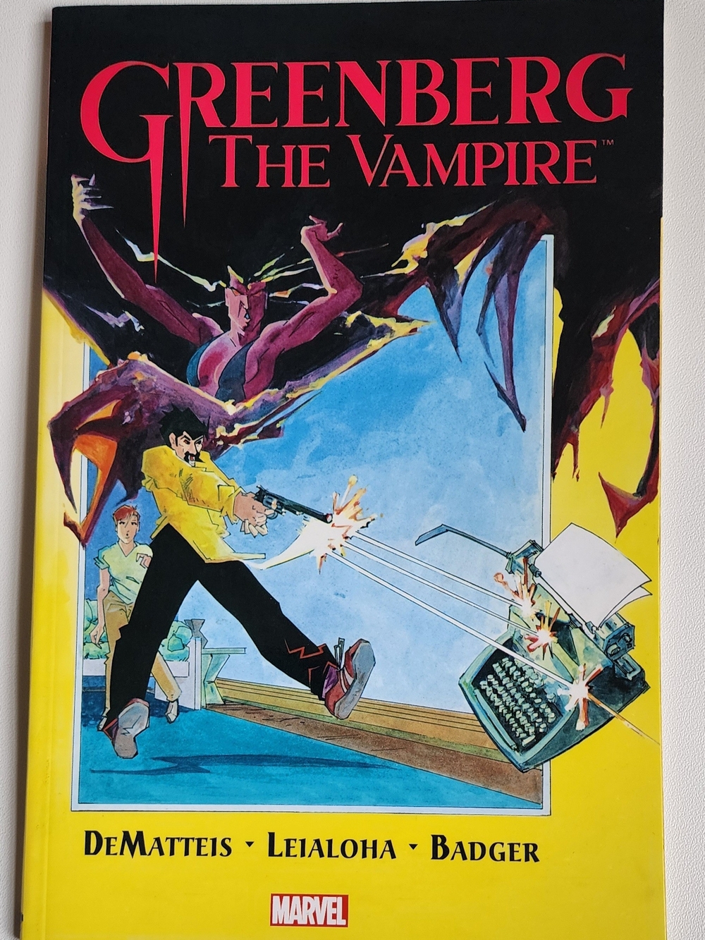 Greenberg the Vampire. J. M. Dematteis. Leialoha and Badg 2015 TPB Marvel